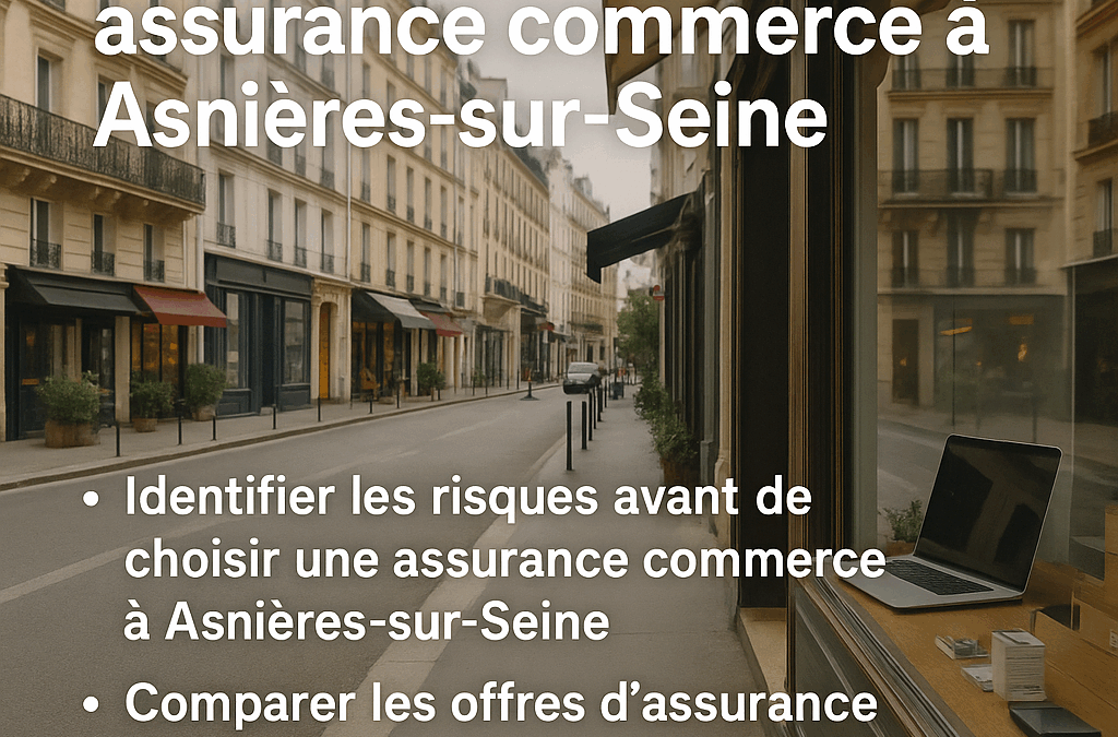 Comment choisir une assurance commerce Asnières-sur-Seine