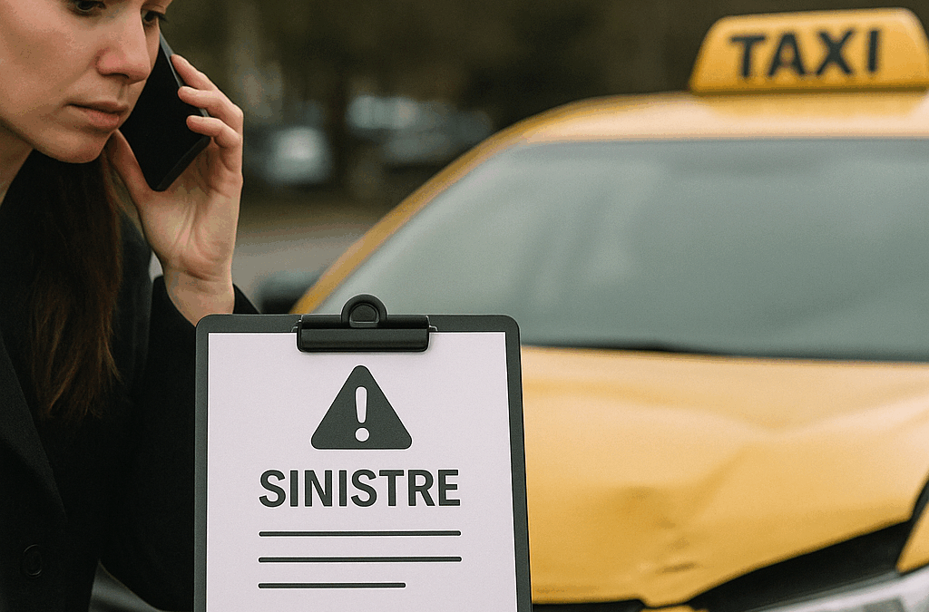 Comment déclarer un sinistre auprès de son assurance taxi