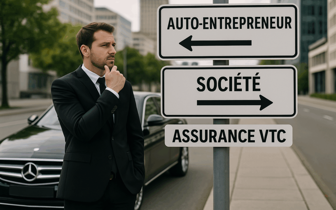 quelles différences entre auto-entrepreneur et société en Assurance VTC