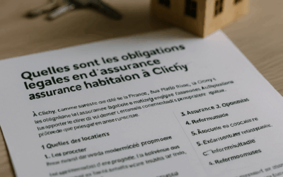 Quelles sont les obligations légales en matière d’assurance habitation à Clichy ?