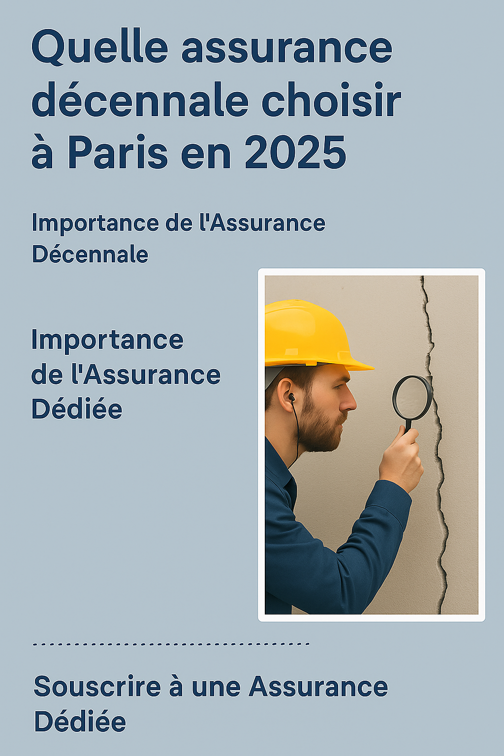 Quelle assurance décennale choisir à Paris en 2025